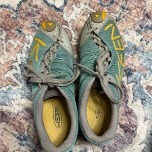 Keen Athletic Shoes - Teal and Yellow